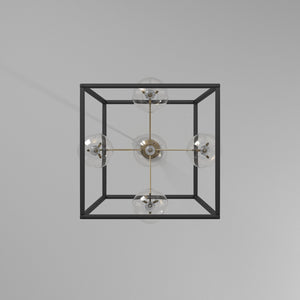 Artcraft - AC11605VB - Five Light Chandelier - Bridgetown - Black & Harvest Brass