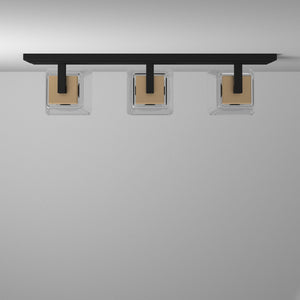 Artcraft - AC11613VB - Three Light Wall Sconce - Eastwood - Black & Brass