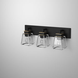 Artcraft - AC11613VB - Three Light Wall Sconce - Eastwood - Black & Brass