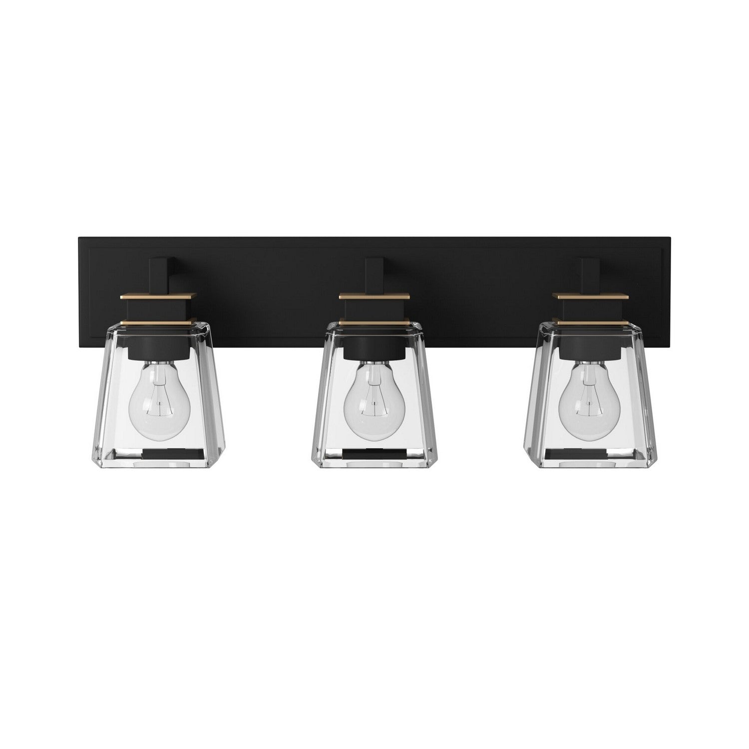 Artcraft - AC11613VB - Three Light Wall Sconce - Eastwood - Black & Brass