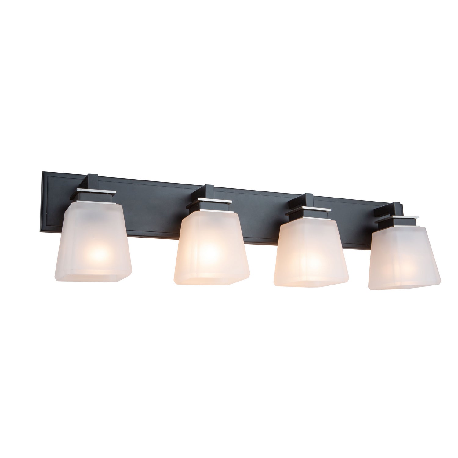 Artcraft - AC11614BN - Four Light Wall Mount - Eastwood - Black & Brushed Nickel