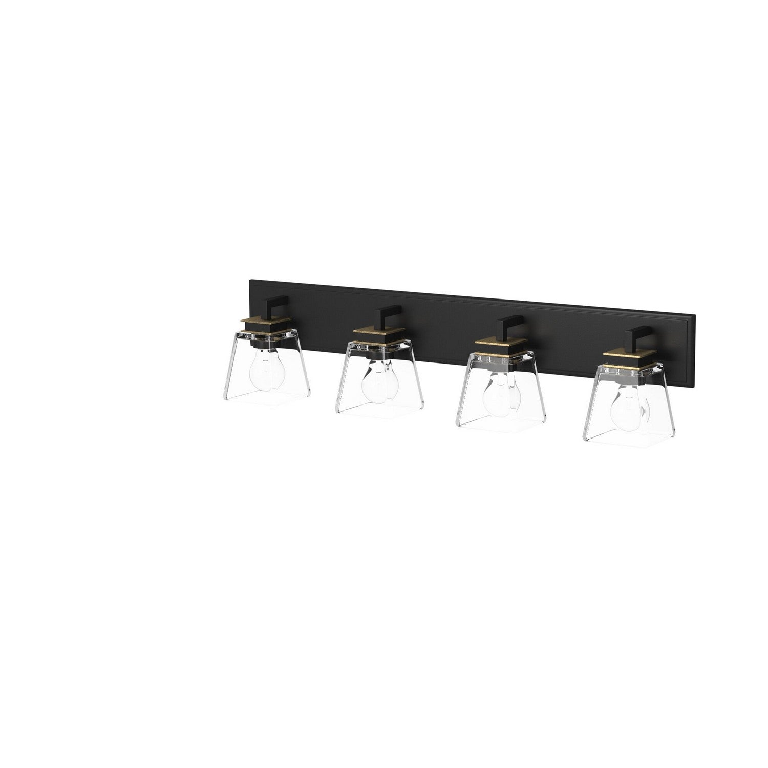 Artcraft - AC11614VB - Four Light Wall Mount - Eastwood - Black & Brass