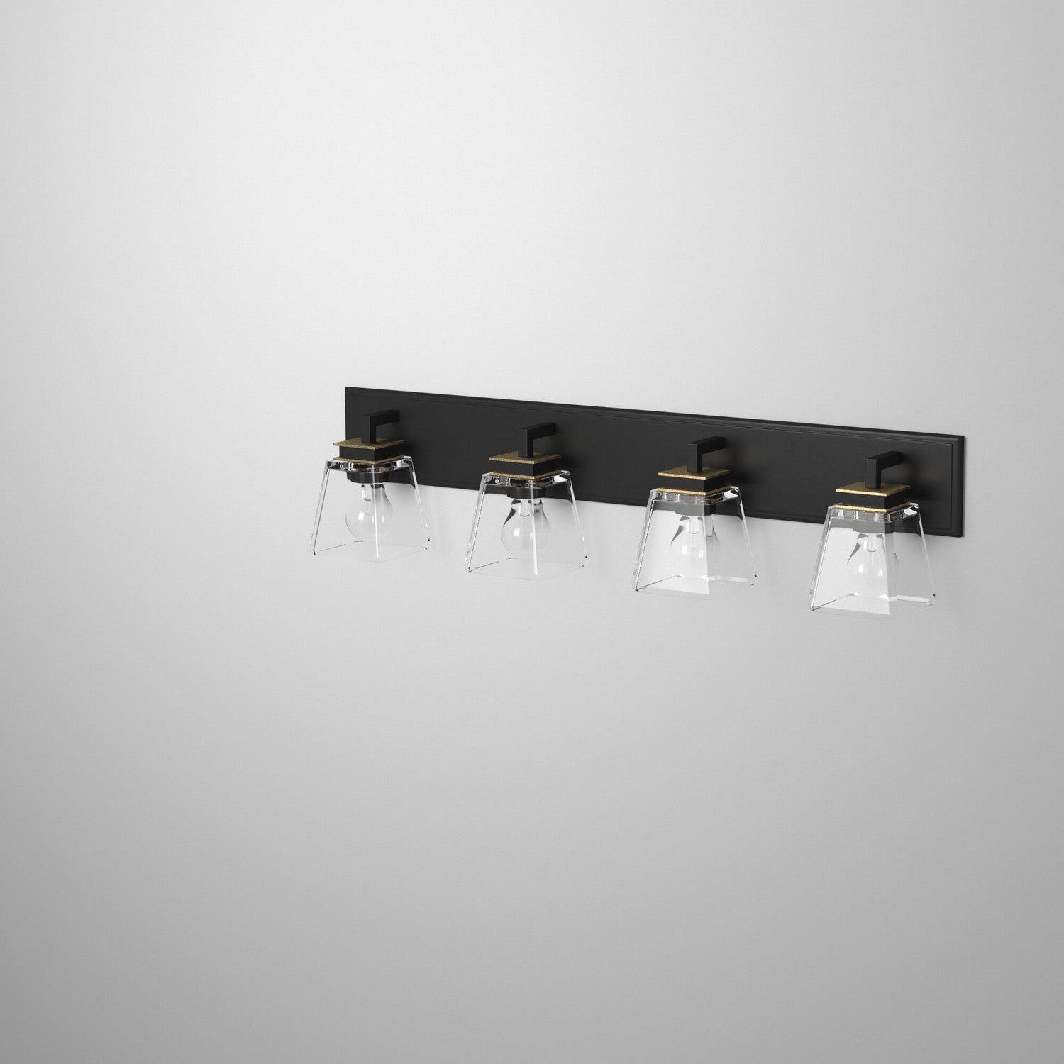 Artcraft - AC11614VB - Four Light Wall Mount - Eastwood - Black & Brass