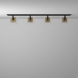 Artcraft - AC11614VB - Four Light Wall Mount - Eastwood - Black & Brass