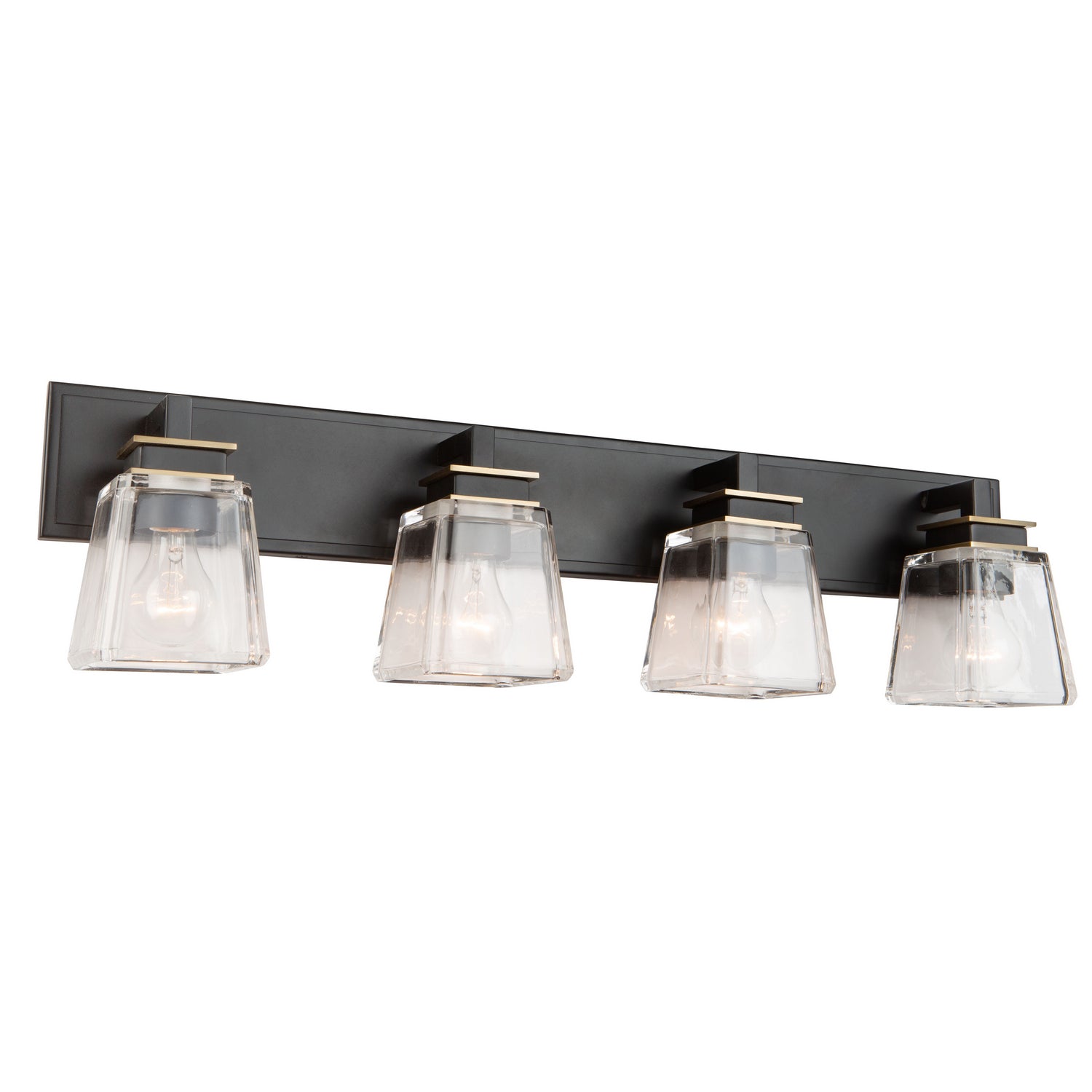 Artcraft - AC11614VB - Four Light Wall Mount - Eastwood - Black & Brass