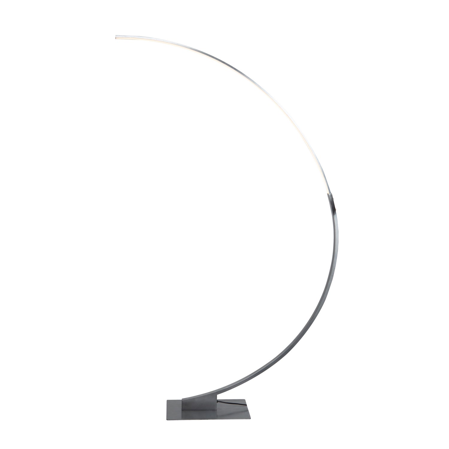 Artcraft - AC7593BG - LED Floor Lamp - Cortina - Brushed Grey