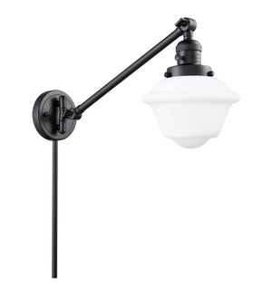 Innovations - 237-BK-G531 - One Light Swing Arm Lamp - Franklin Restoration - Matte Black