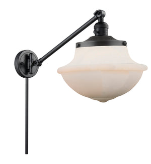 Innovations - 237-BK-G541 - One Light Swing Arm Lamp - Franklin Restoration - Matte Black