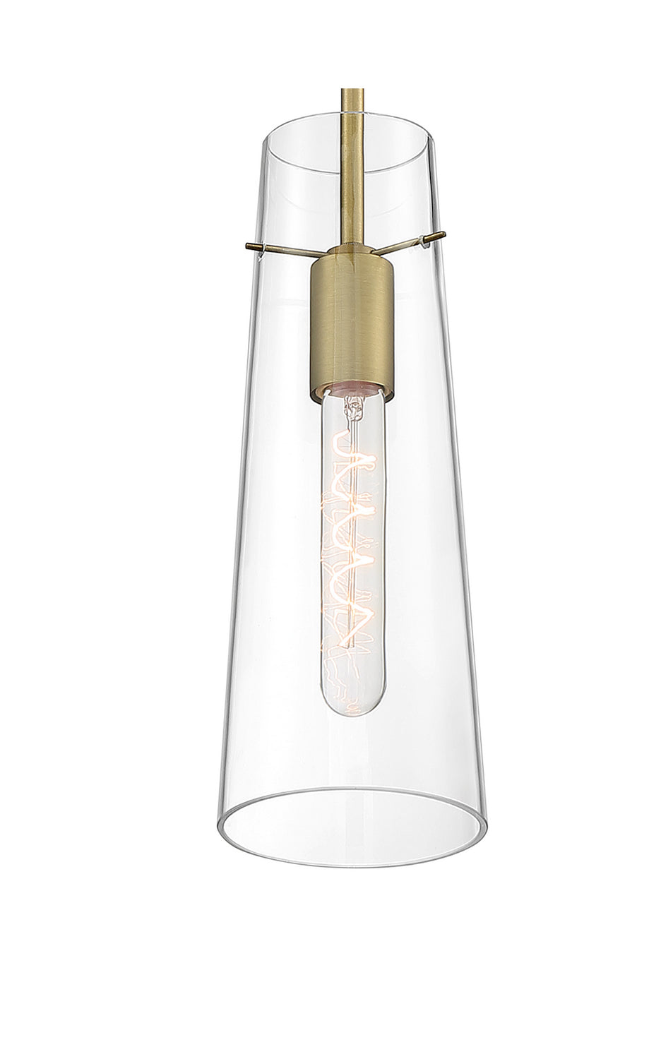 Nuvo Lighting - 60-6860 - One Light Mini Pendant - Alondra - Vintage Brass