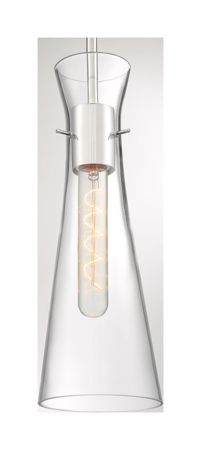 Nuvo Lighting - 60-6868 - One Light Mini Pendant - Bahari - Polished Nickel