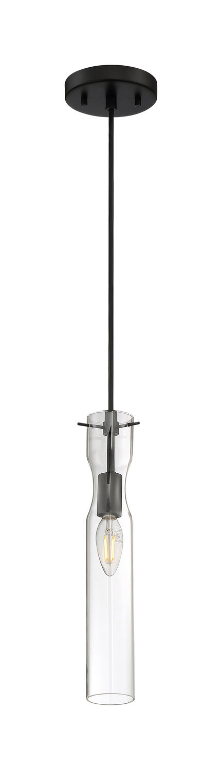 Nuvo Lighting - 60-6876 - One Light Mini Pendant - Spyglass - Black