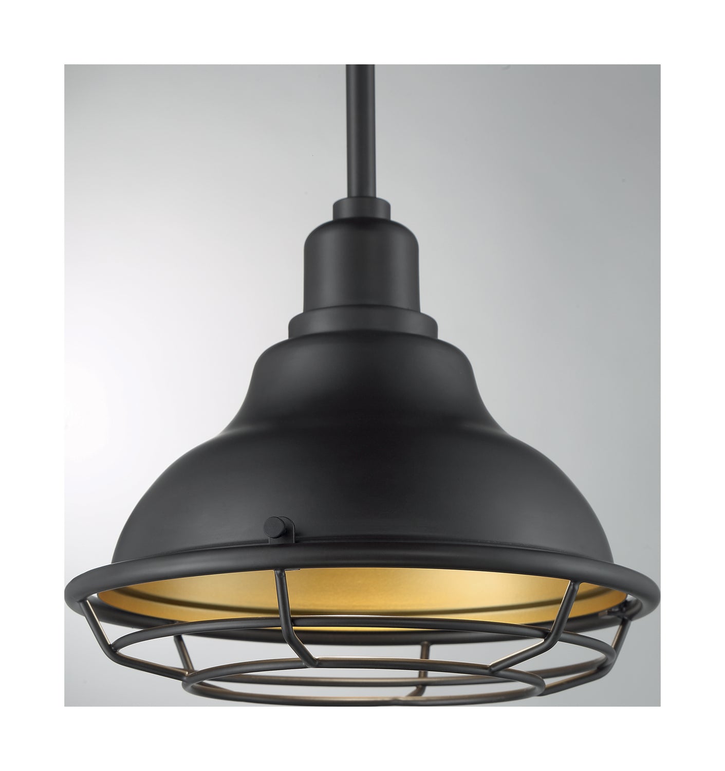 Nuvo Lighting - 60-7013 - One Light Pendant - Newbridge - Dark Bronze / Gold