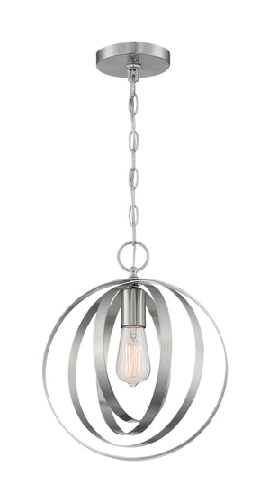 Nuvo Lighting - 60-7046 - One Light Pendant - Pendleton - Brushed Nickel