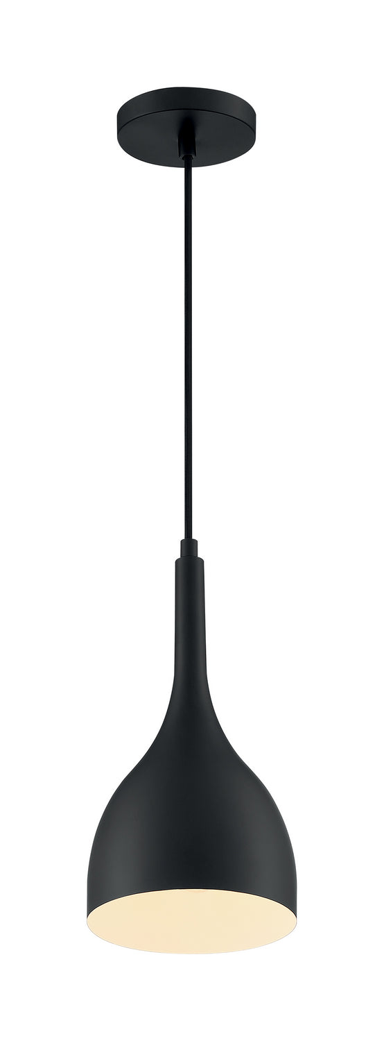 Nuvo Lighting - 60-7086 - One Light Pendant - Bellcap - Matte Black