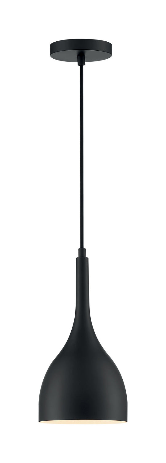 Nuvo Lighting - 60-7086 - One Light Pendant - Bellcap - Matte Black