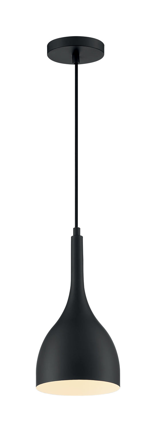 Nuvo Lighting - 60-7086 - One Light Pendant - Bellcap - Matte Black