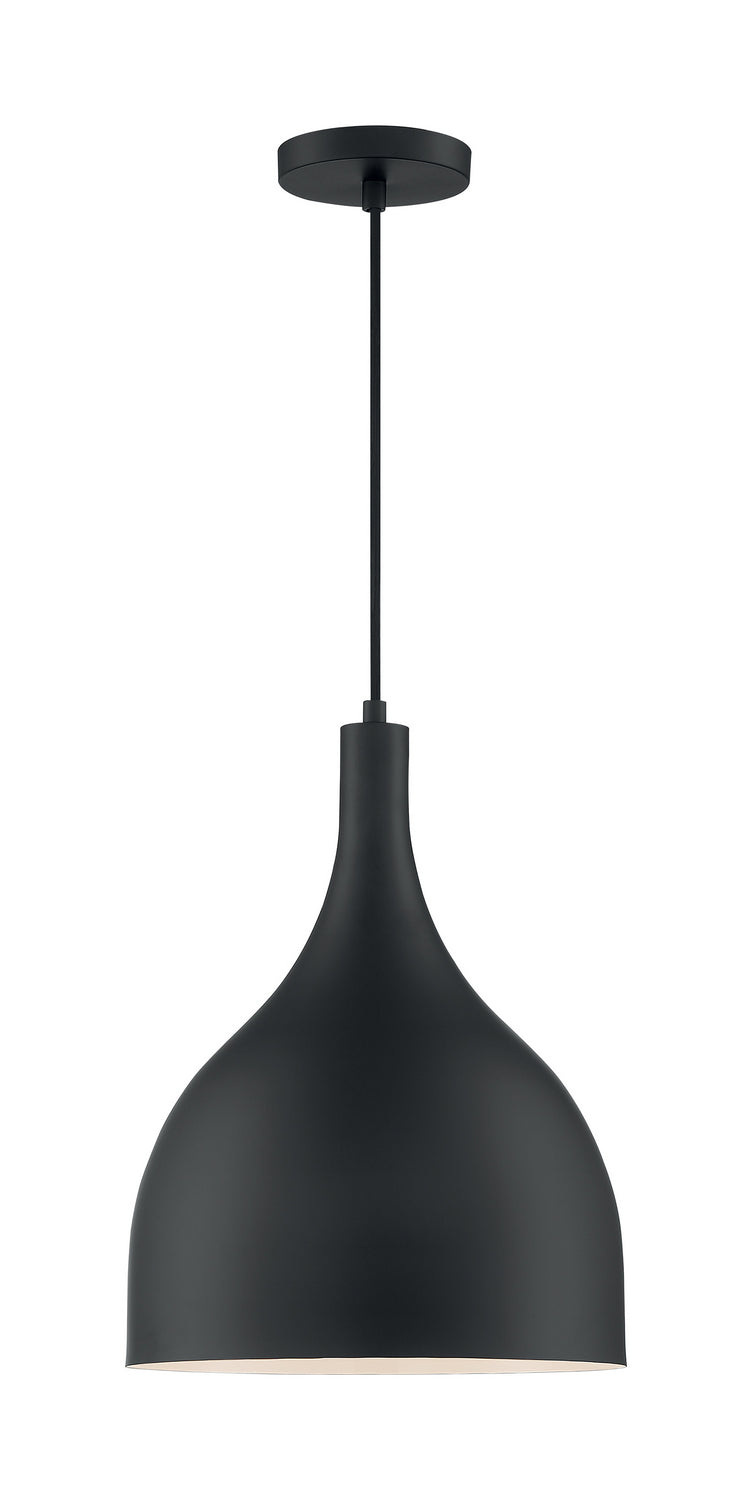 Nuvo Lighting - 60-7087 - One Light Pendant - Bellcap - Matte Black