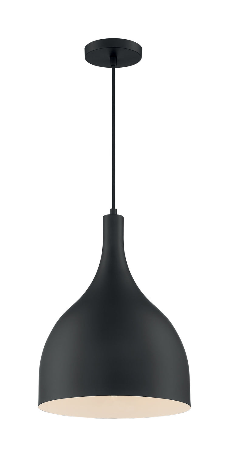 Nuvo Lighting - 60-7087 - One Light Pendant - Bellcap - Matte Black