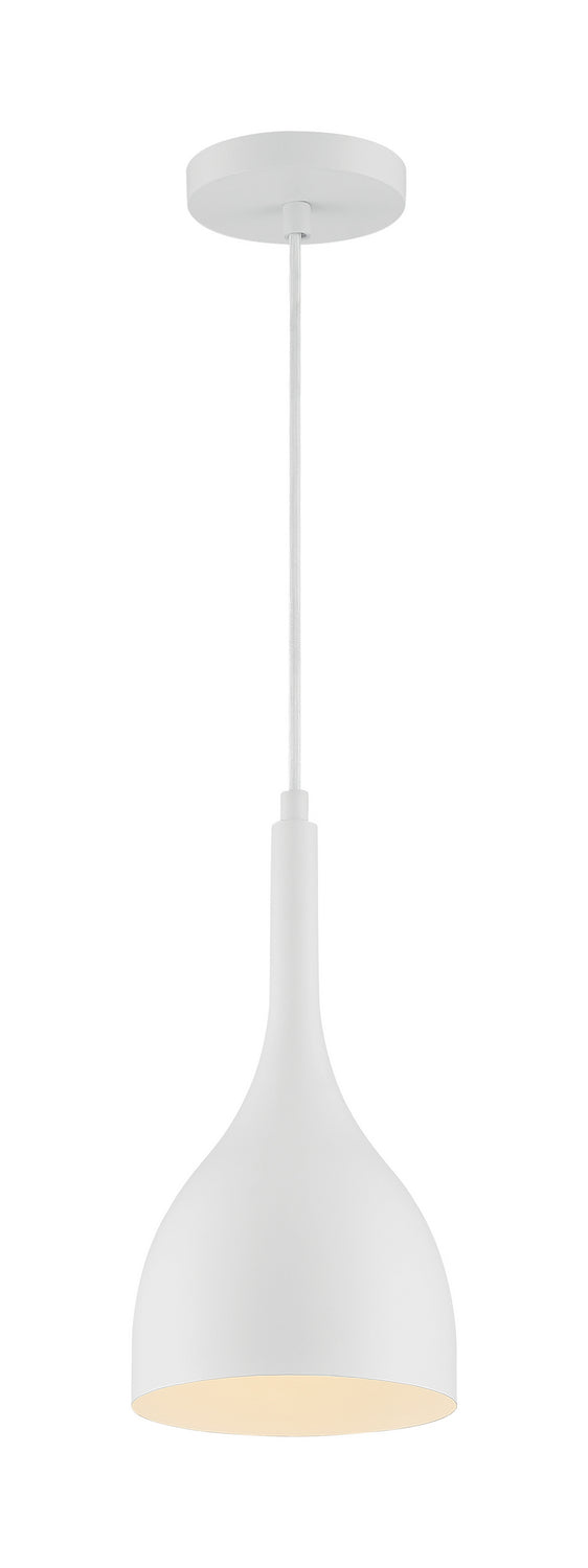 Nuvo Lighting - 60-7096 - One Light Pendant - Bellcap - Matte White