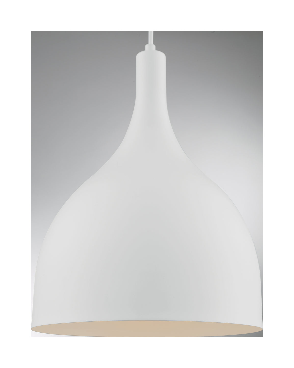 Nuvo Lighting - 60-7097 - One Light Pendant - Bellcap - Matte White