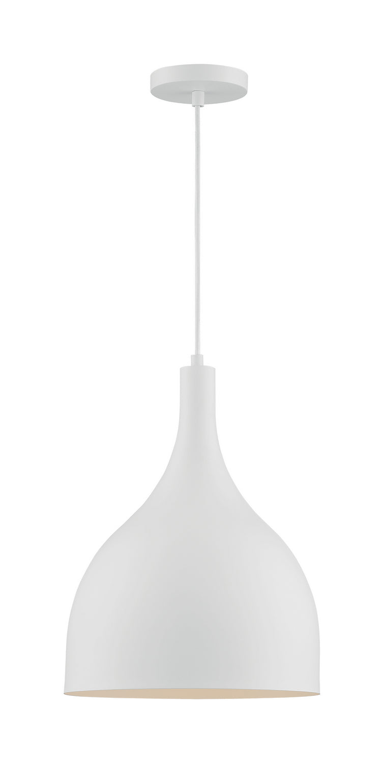 Nuvo Lighting - 60-7097 - One Light Pendant - Bellcap - Matte White