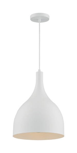 Nuvo Lighting - 60-7097 - One Light Pendant - Bellcap - Matte White