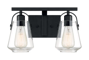 Nuvo Lighting - 60-7102 - Two Light Vanity - Skybridge - Matte Black