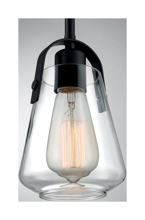 Nuvo Lighting - 60-7106 - One Light Mini Pendant - Skybridge - Matte Black