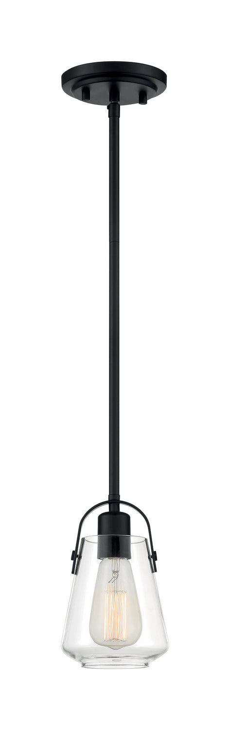 Nuvo Lighting - 60-7106 - One Light Mini Pendant - Skybridge - Matte Black