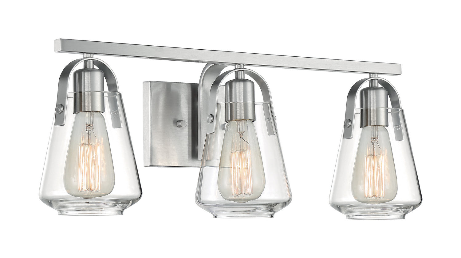 Nuvo Lighting - 60-7113 - Three Light Vanity - Skybridge - Brushed Nickel