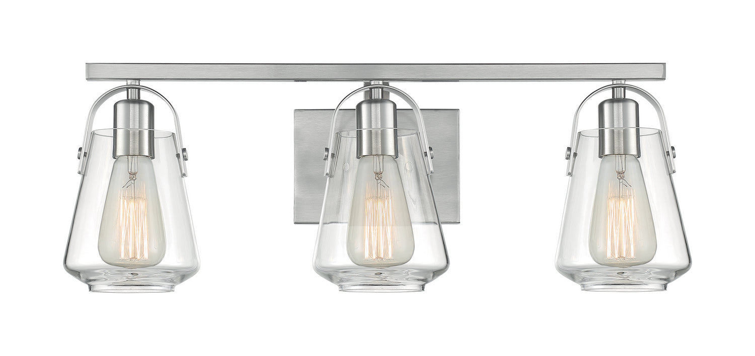 Nuvo Lighting - 60-7113 - Three Light Vanity - Skybridge - Brushed Nickel