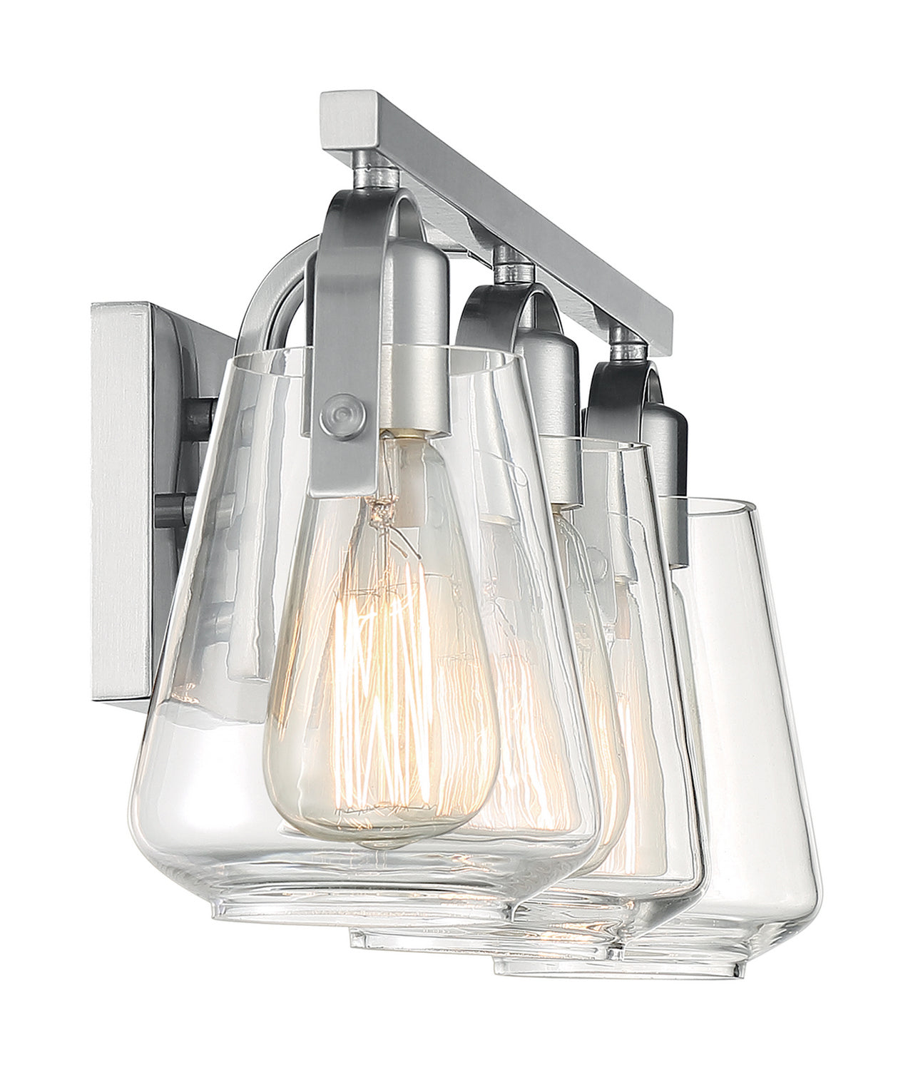 Nuvo Lighting - 60-7113 - Three Light Vanity - Skybridge - Brushed Nickel