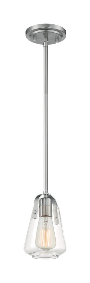 Nuvo Lighting - 60-7116 - One Light Mini Pendant - Skybridge - Brushed Nickel