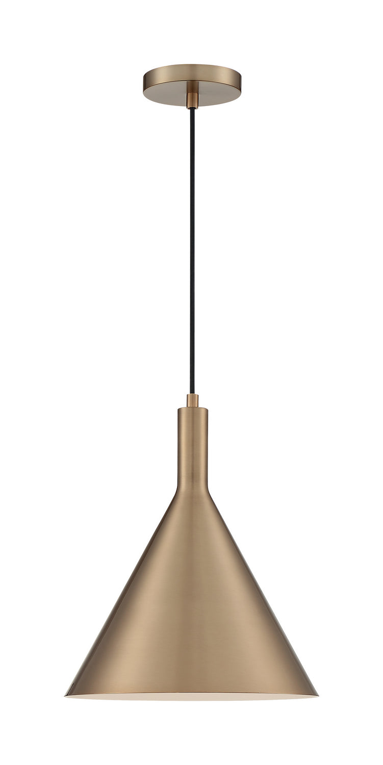 Nuvo Lighting - 60-7118 - One Light Pendant - Lightcap - Burnished Brass