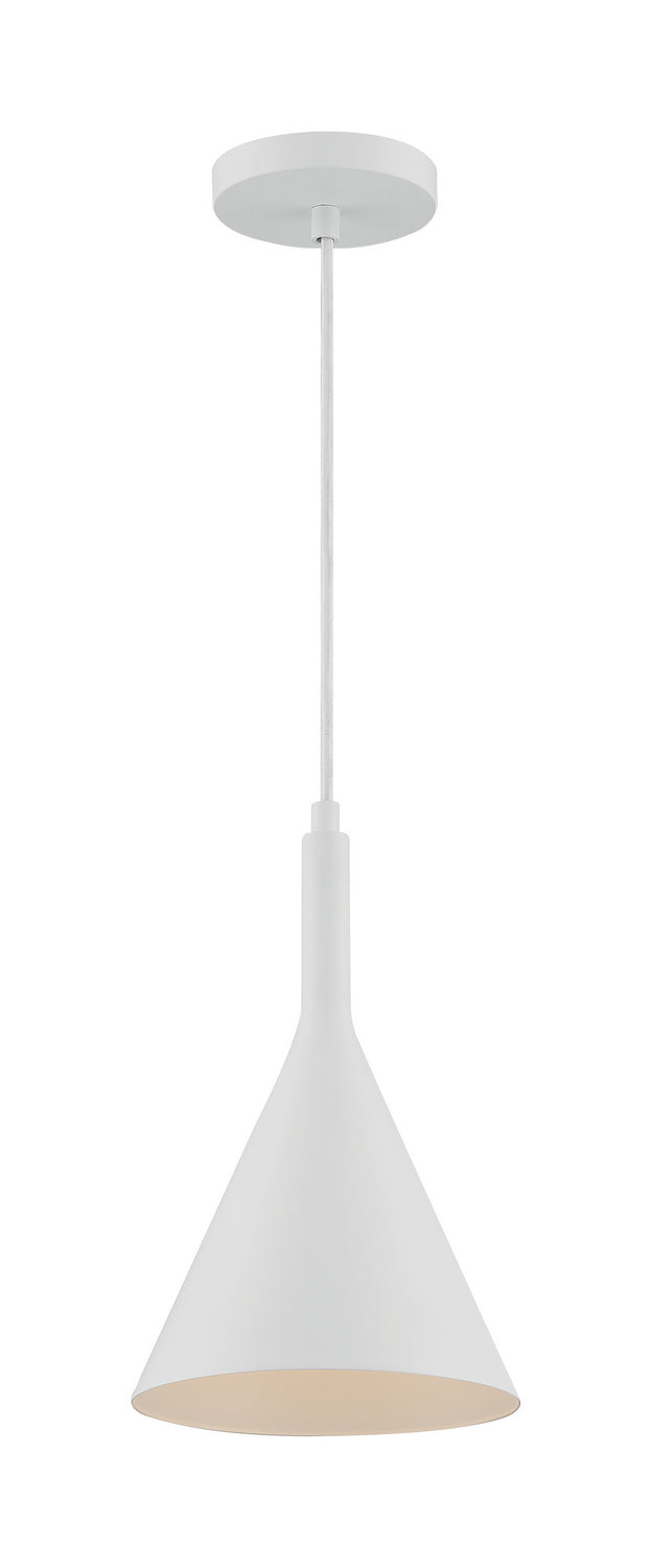 Nuvo Lighting - 60-7137 - One Light Pendant - Lightcap - Matte White