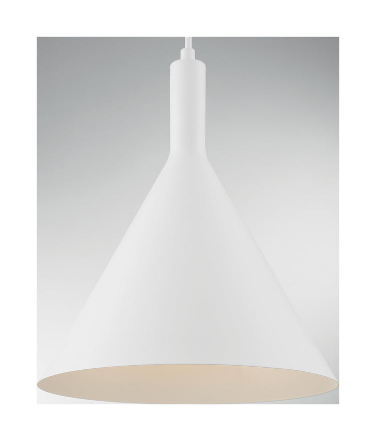 Nuvo Lighting - 60-7138 - One Light Pendant - Lightcap - Matte White