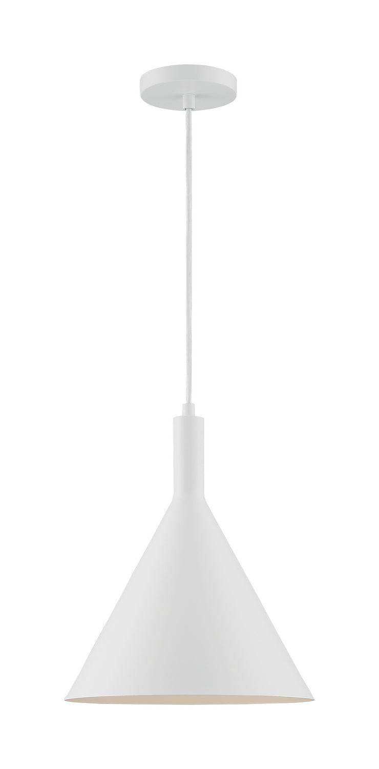 Nuvo Lighting - 60-7138 - One Light Pendant - Lightcap - Matte White