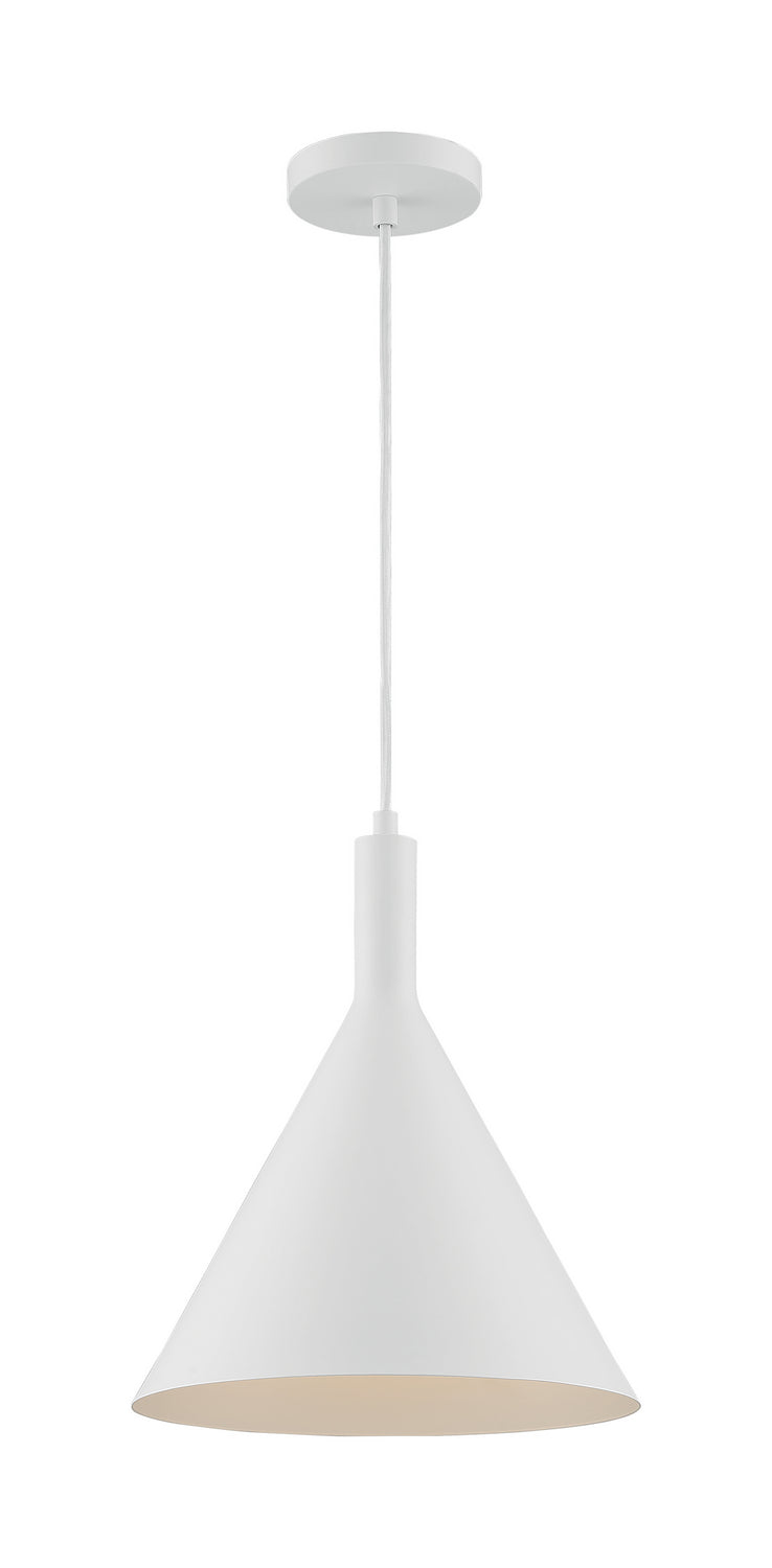 Nuvo Lighting - 60-7138 - One Light Pendant - Lightcap - Matte White