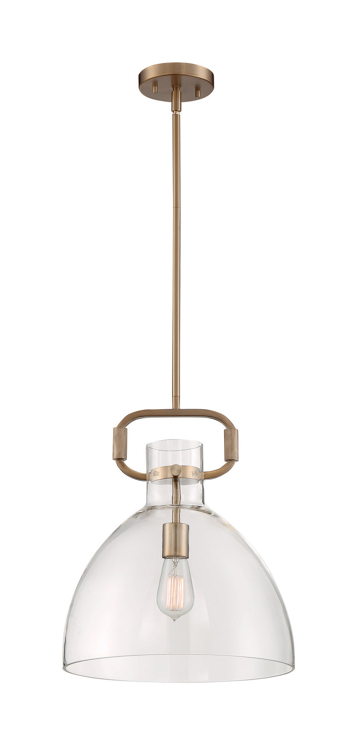 Nuvo Lighting - 60-7142 - One Light Pendant - Teresa - Burnished Brass