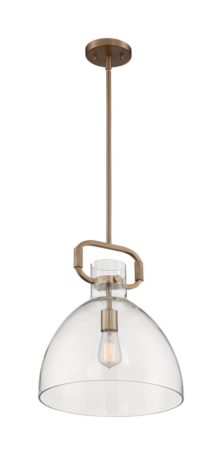 Nuvo Lighting - 60-7142 - One Light Pendant - Teresa - Burnished Brass