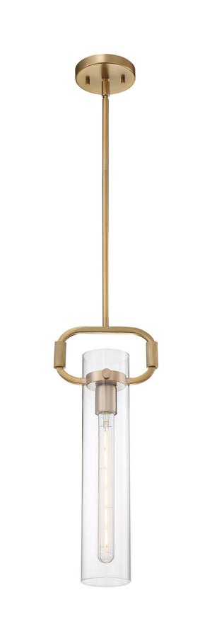 Nuvo Lighting - 60-7143 - One Light Pendant - Teresa - Burnished Brass