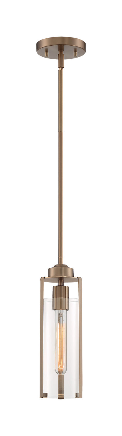 Nuvo Lighting - 60-7150 - One Light Mini Pendant - Marina - Burnished Brass