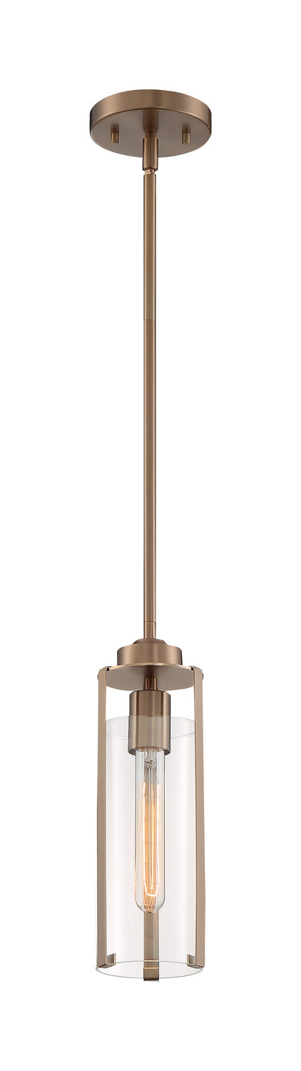 Nuvo Lighting - 60-7150 - One Light Mini Pendant - Marina - Burnished Brass