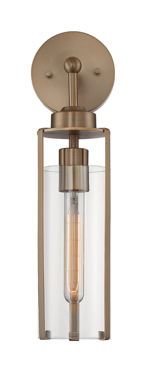 Nuvo Lighting - 60-7151 - One Light Wall Sconce - Marina - Burnished Brass