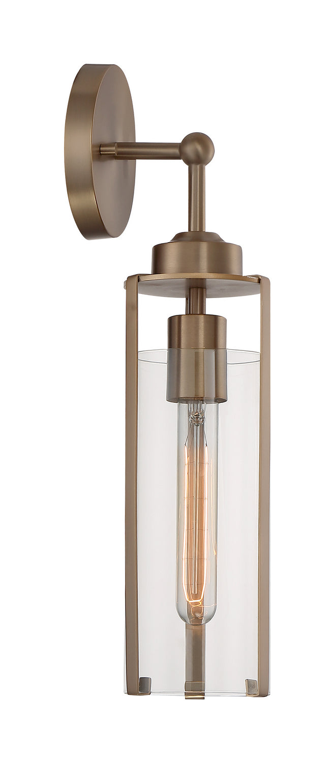 Nuvo Lighting - 60-7151 - One Light Wall Sconce - Marina - Burnished Brass