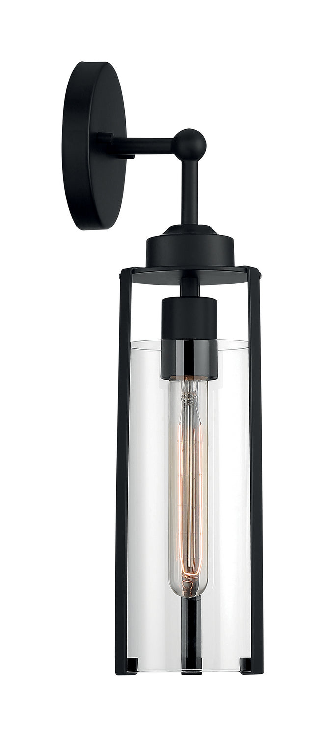 Nuvo Lighting - 60-7161 - One Light Wall Sconce - Marina - Matte Black