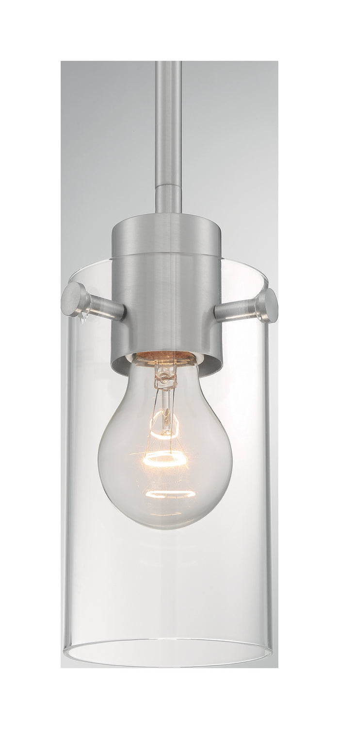 Nuvo Lighting - 60-7170 - One Light Mini Pendant - Sommerset - Brushed Nickel