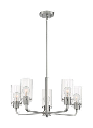 Nuvo Lighting - 60-7175 - Five Light Chandelier - Sommerset - Brushed Nickel