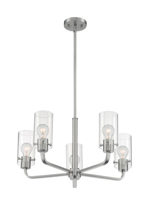 Nuvo Lighting - 60-7175 - Five Light Chandelier - Sommerset - Brushed Nickel