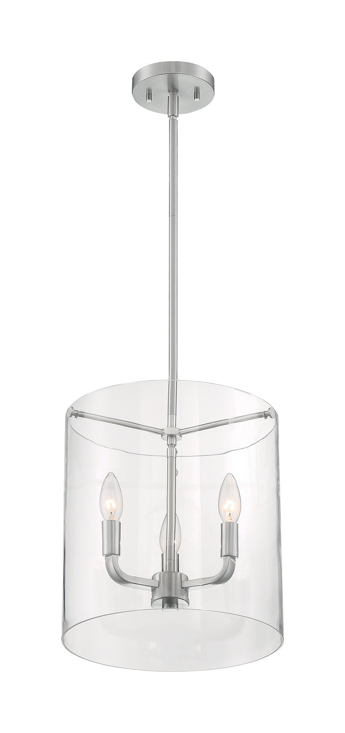 Nuvo Lighting - 60-7177 - Three Light Pendant - Sommerset - Brushed Nickel